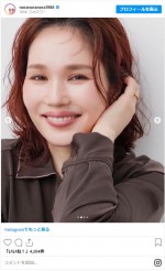今っぽメイクで“脱バブリー”した平野ノラ ※「平野ノラ」インスタグラム