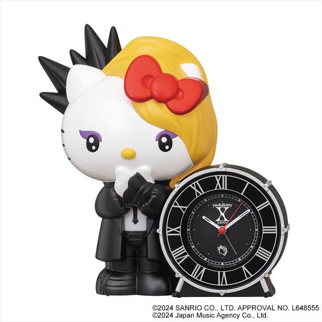 “yoshikitty”の目ざまし時計が登場へ！　YOSHIKIの声とX JAPANの名曲が起こしてくれる