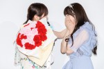 映画『トラペジウム』公開記念舞台あいさつに登壇した高山一実（左）と結川あさき（右）