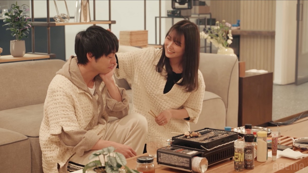 白間美瑠、密着サウナデート　“夫”永田崇人はタジタジ「恥ずかしい」