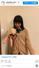 ドラマ『パーセント』でのオフショットを披露した伊藤万理華　※「伊藤万理華」インスタグラム