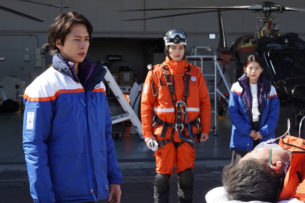『ブルーモーメント』“晴原”山下智久、ついにヘリで出動　視聴者歓喜「コード・ブルー思い出す」