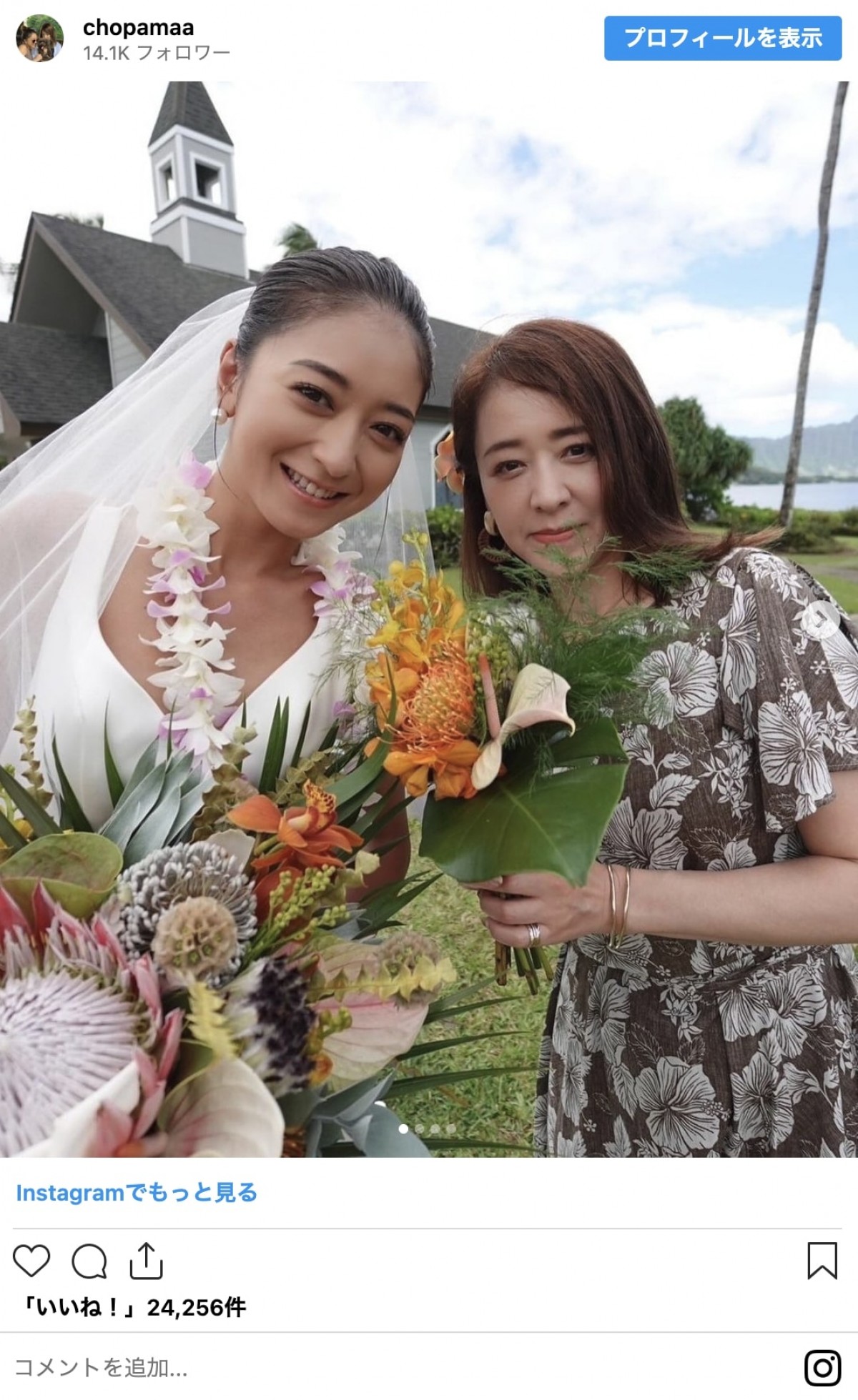 芸能人の“美人母”たち　85歳母とカフェ、53歳母とハワイ結婚式ショットを公開したのは？＜きょうは母の日＞