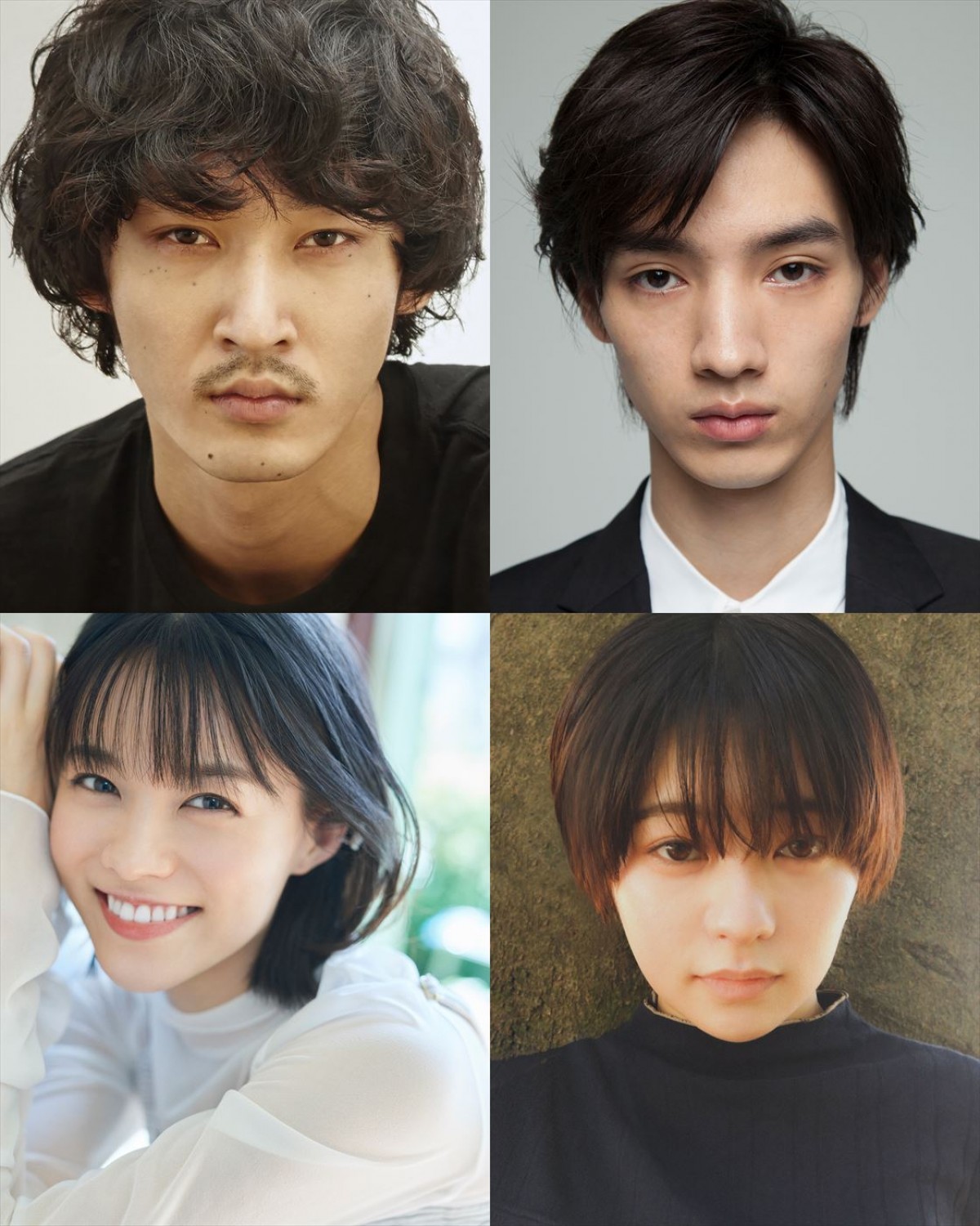ドラマ『マル秘の密子さん』に出演する(上段左から)上杉柊平、清水尋也、(下段左から)志田彩良、吉柳咲良