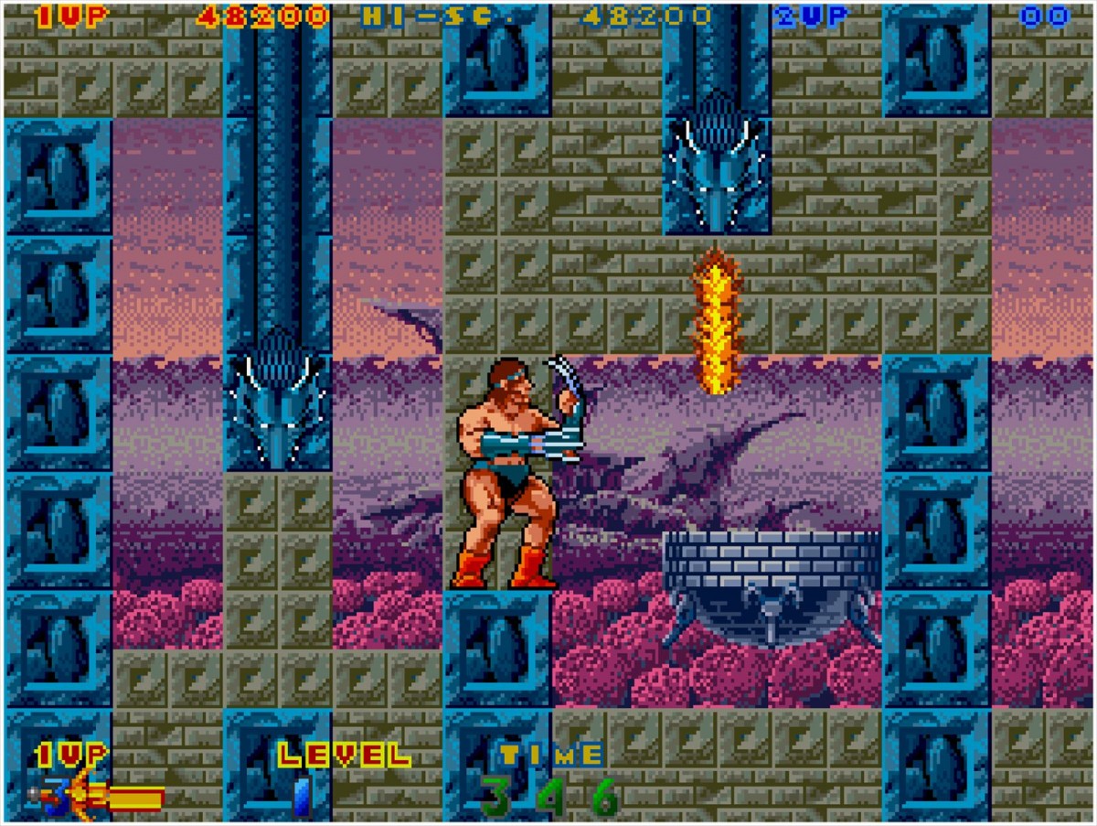 Switch／PS4『アーケードアーカイブス  ラスタンサーガII』6月20日に配信　様々な武器や魔法で戦う2Dアクション