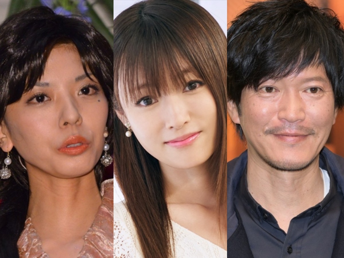 (左から)宮地真緒、深田恭子、田辺誠一