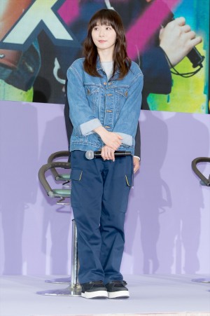 ドラマ『ギークス～警察署の変人たち～』制作発表に登壇した松岡茉優