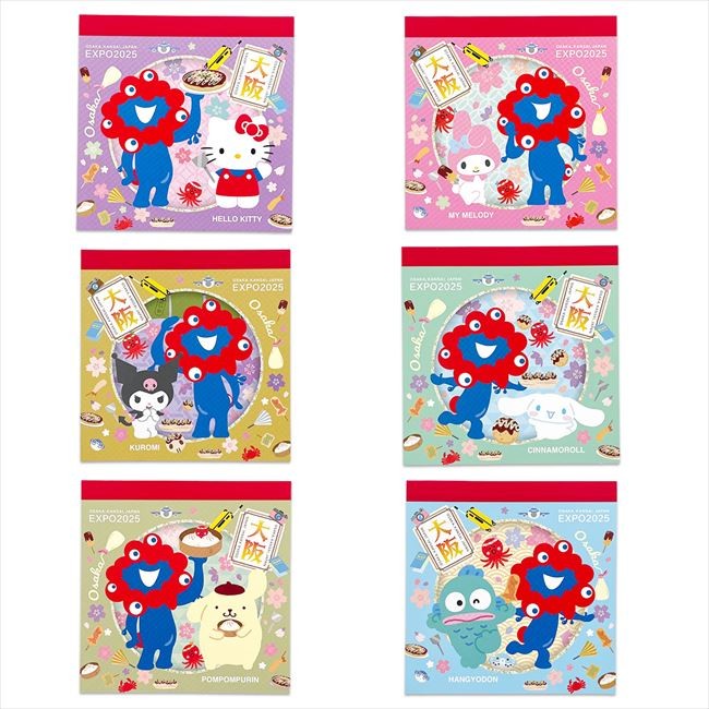 ミャクミャク x サンリオ ミャクミャク」とサンリオキャラクターズの公式ライセンス商品が