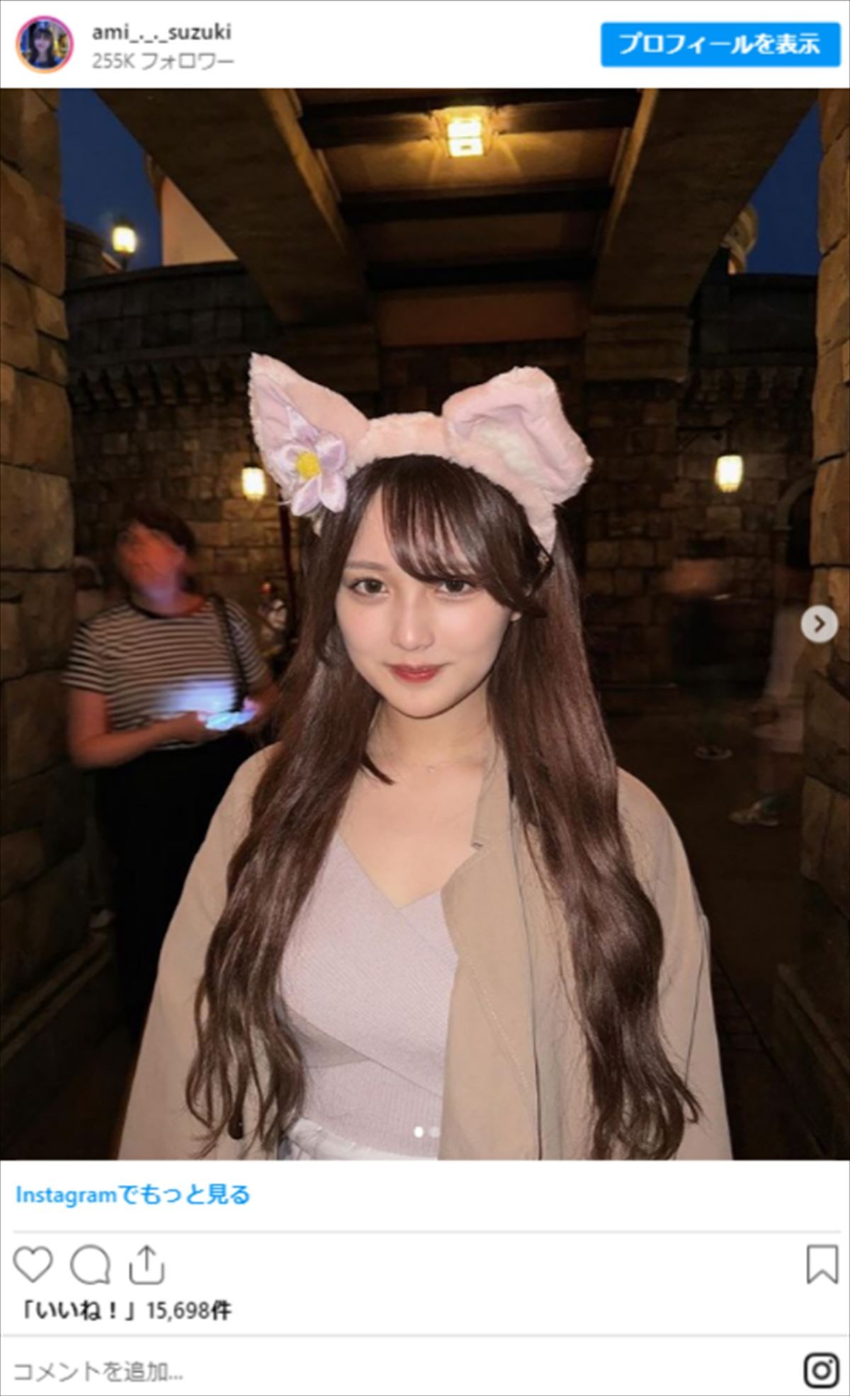 “フォロワー150万人超”インフルエンサー・あみち20歳、“ミニ丈ぴっちりニット”に騒然「スタイルいい」