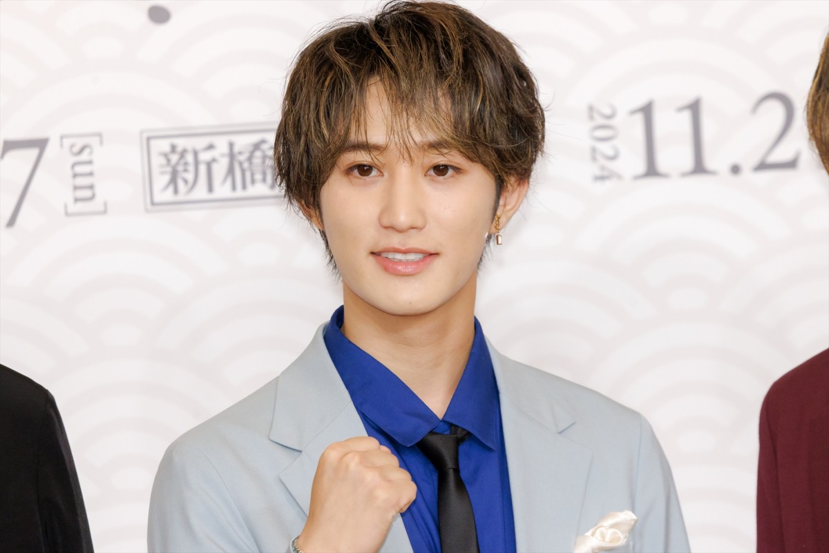 HiHi Jets・井上瑞稀「お仕事なので全力で」　苦手な自転車に気合い十分