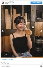 鳥貴族デビューを満喫する柴田阿弥　※「柴田阿弥」インスタグラム