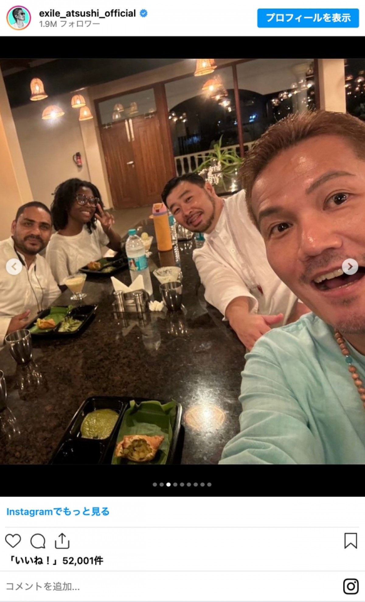 EXILE・ATSUSHI、1年半の休養を経て活動再開　ライム病寛解でデビュー記念日に復活