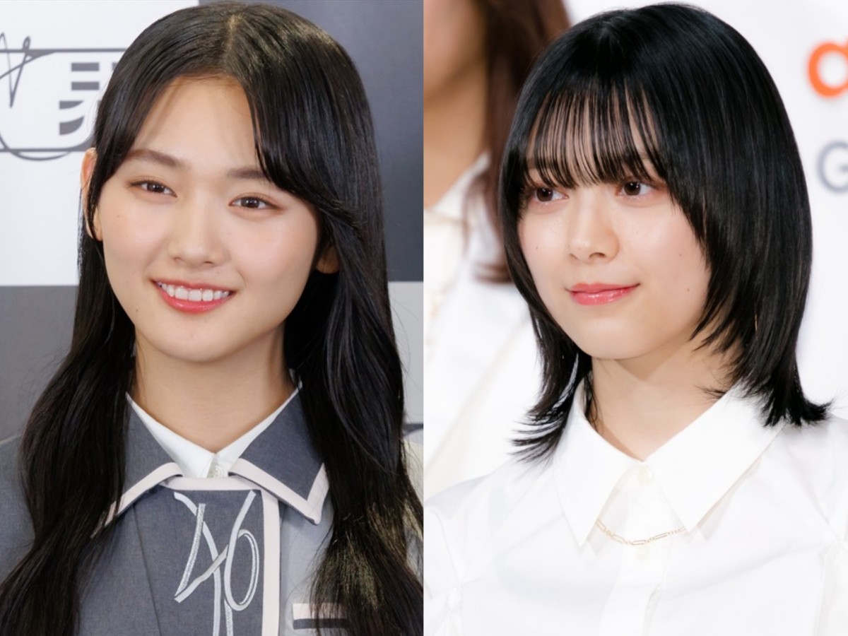 (左から)櫻坂46・山崎天、森田ひかる