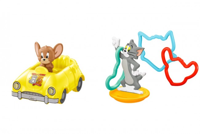 トムとジェリー「ハッピーセット」が登場! 有名シーンをモチーフにしたおもちゃ全6種