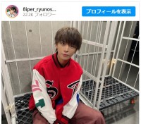岡田隆之介、カッコいい近影に反響　※「岡田隆之介」インスタグラム