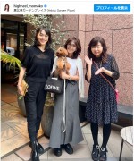 【写真】ハイヒール・モモコ、散歩中の人気女優と27年ぶりに再会「東京は、すごいな」