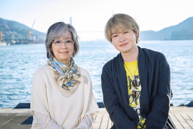 ドラマ『海に眠るダイヤモンド』に出演する(左から)宮本信子、神木隆之介