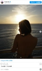 玉城ティナ、27歳の誕生日に結婚報告　※「玉城ティナ」インスタグラム