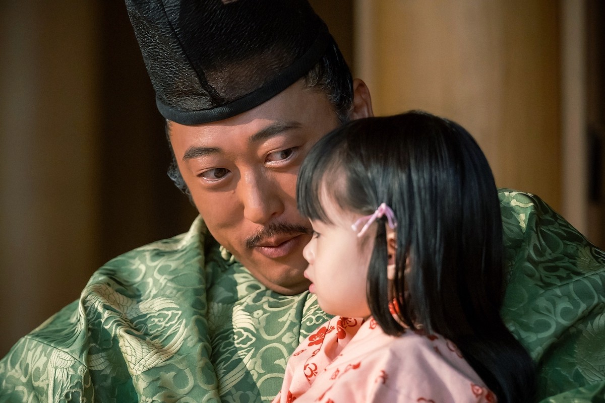 『光る君へ』第42回　“まひろ”吉高由里子、“賢子”南沙良が“双寿丸”伊藤健太郎を連れているところに出くわす