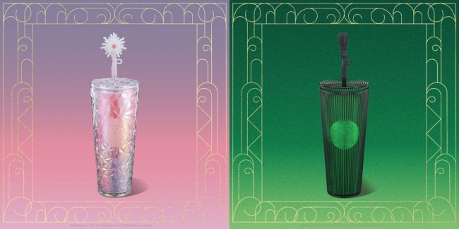 『ウィキッド』＆「スタバ」がコラボ！　グリンダ＆エルファバをイメージしたタンブラー登場
