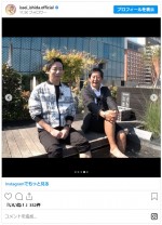 いしだ壱成、石田純一とソウルを満喫 ※「いしだ壱成」インスタグラム