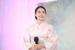 2025年度後期連続テレビ小説『ばけばけ』出演者発表会見に登場した高石あかり