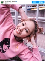 唐田えりか、激変ショットを披露　※「フラームofficial」インスタグラム