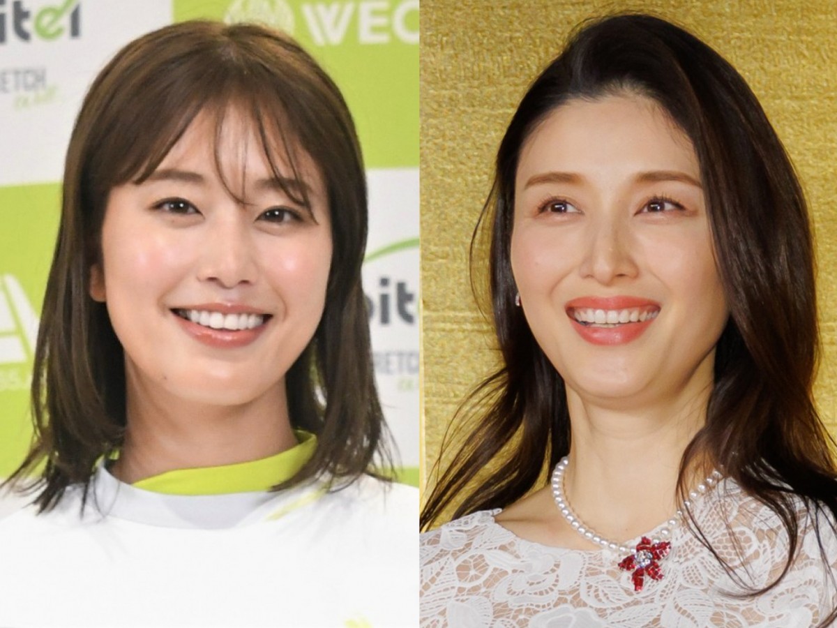 (左から)稲村亜美、橋本マナミ
