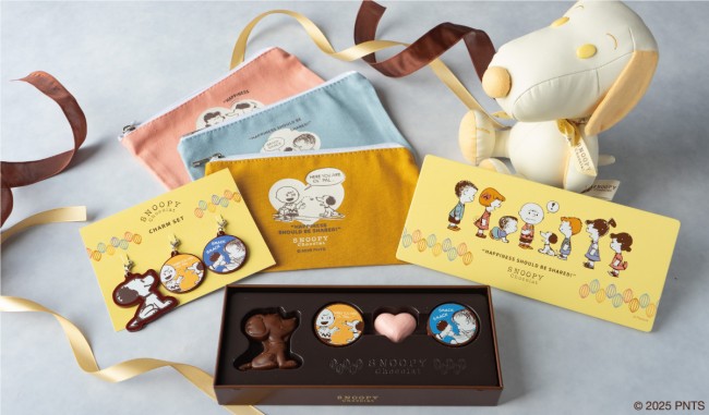 スヌーピーの“バレンタイン商品”が超かわいい！　50年代のイラストを使ったアソート缶など展開