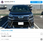 長年乗車したヴェルファイア　※「渡辺美奈代」インスタグラム