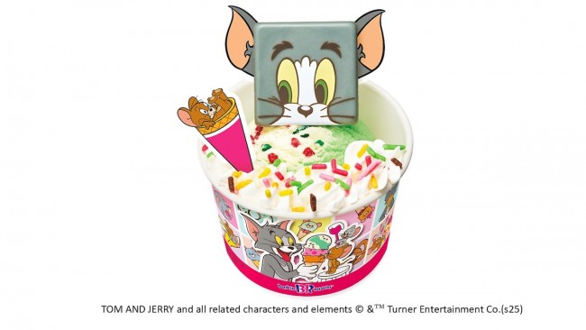 『トムとジェリー』×「サーティワン」コラボ第2弾! 異なるピック付きのスイーツ2種が登場