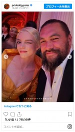 ジェイソン・モモアとアドリア・アルホナがレッドカーペットデビュー！インスタグラムでおノロケも※「Jason Momoa」インスタグラム