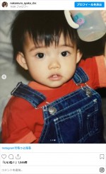 中村彩賀、幼少期ショット　※「中村彩賀」インスタグラム