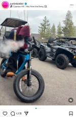 薬物疑惑のジャスティン・ビーバー、スモーク画像を公開しファンを心配させる※「Justin Bieber」インスタグラム