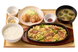 250401_“たっぷり野菜の豚ハラミ炒め定食