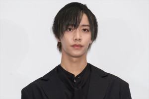 舞台『IMPACT』製作発表記者会見に出席した松井奏