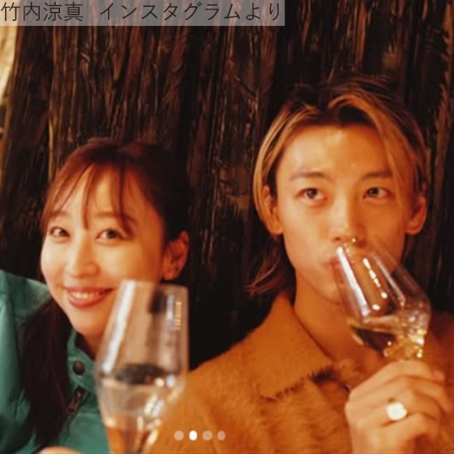 竹内涼真、妹・たけうちほのかとの2ショット　※「竹内涼真」インスタグラム