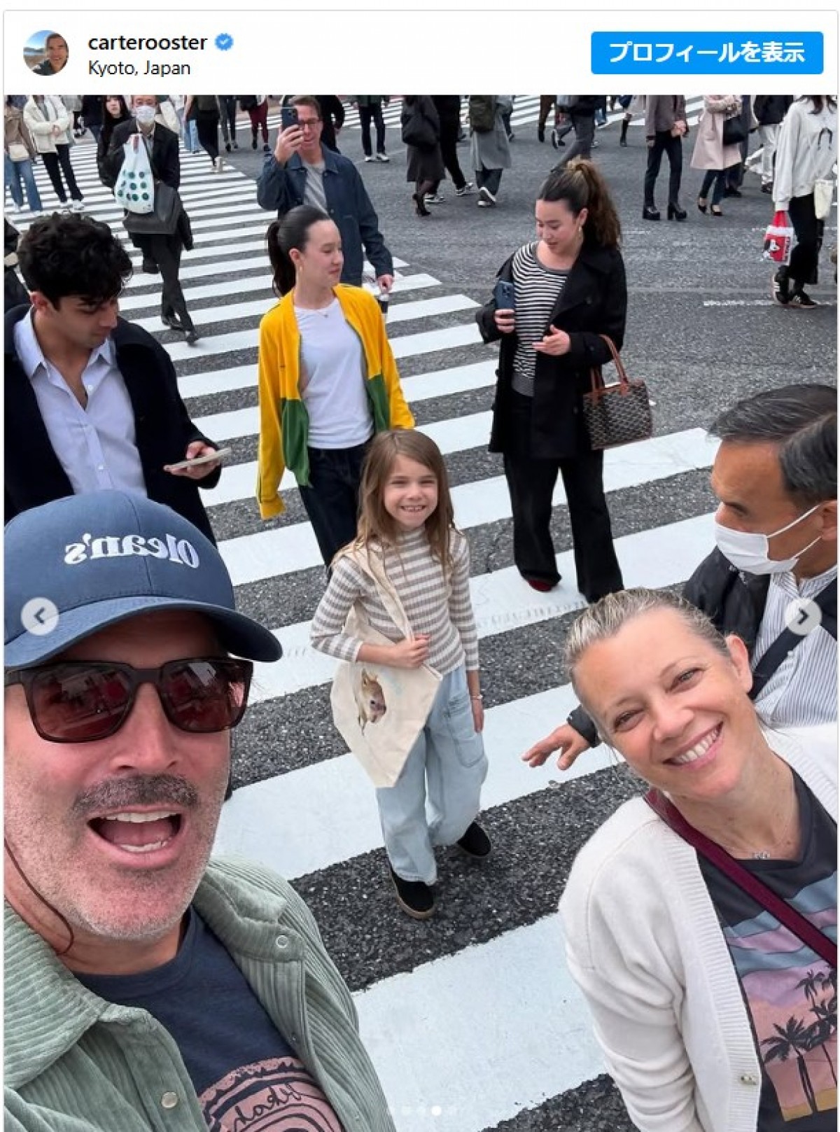 米女優が家族で来日　華麗な着物姿をシェア　京都で茶道を体験
