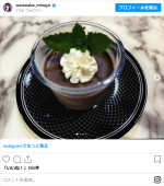 渡辺美奈代、手作りスイーツ　※「渡辺美奈代」インスタグラム