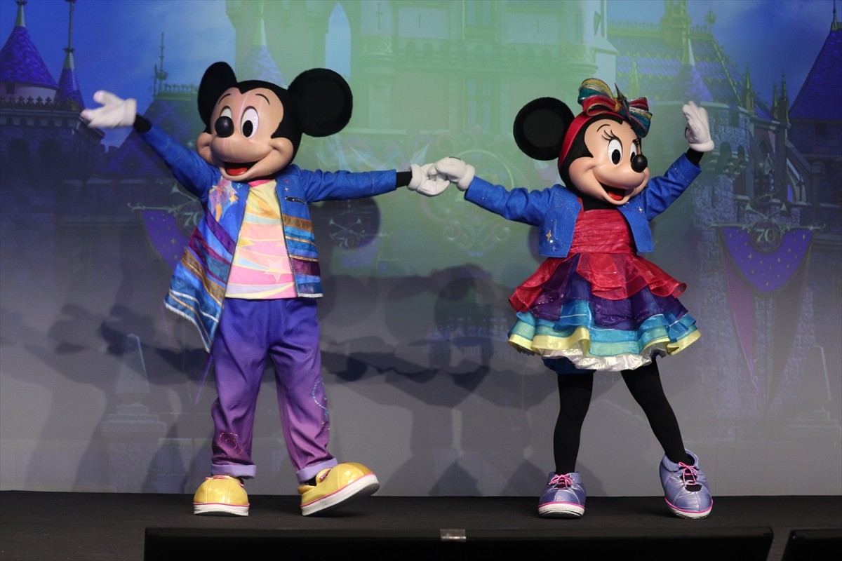 【本イベント以外NG】カリフォルニアディズニーランド・リゾート開園70周年プレス発表会