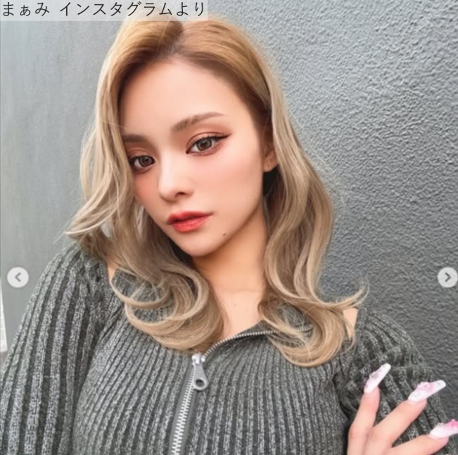 まぁみ、インスタグラムより　※「まぁみ（小田愛実）」インスタグラム