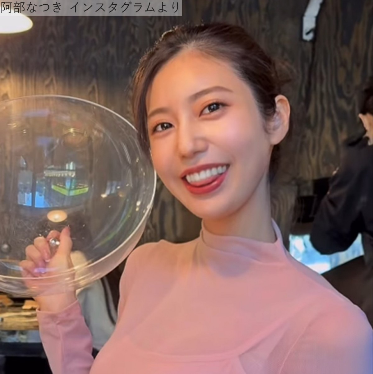 阿部なつき、2025年4月2日の投稿より　※「阿部なつき」インスタグラム
