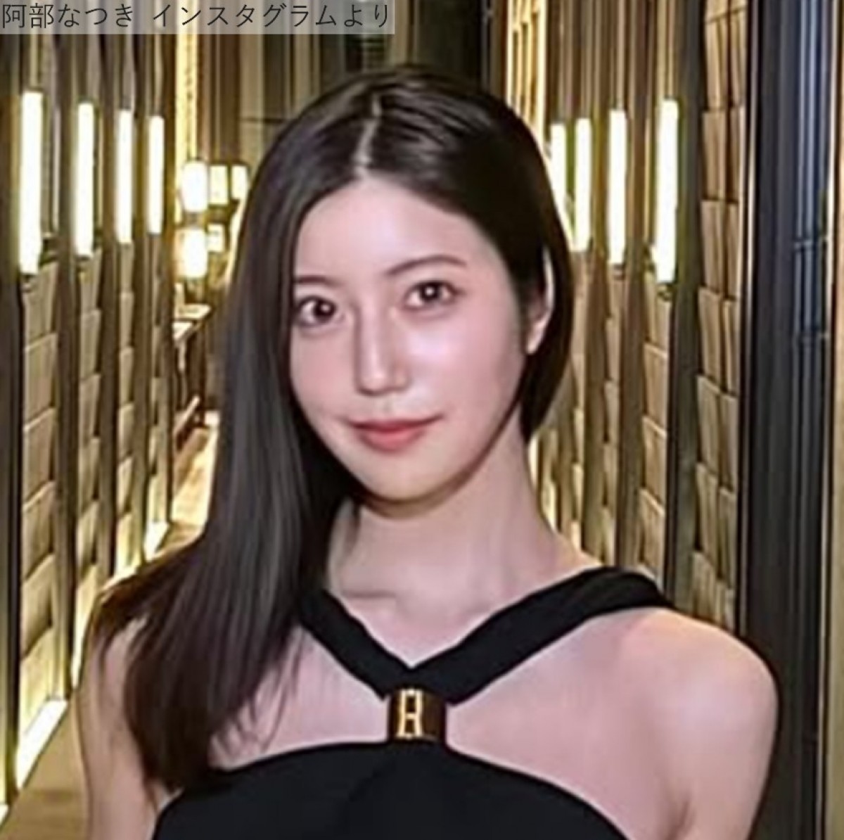 阿部なつき、ドレス姿　※「阿部なつき」インスタグラム
