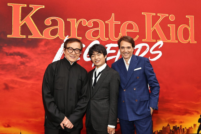 （左から）ジャッキー・チェン、ベン・ウォン、ラルフ・マッチオ