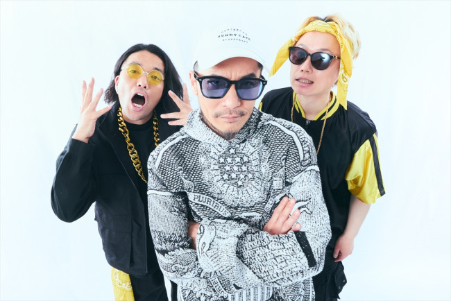 (左から)見取り図・盛山晋太郎、Zeebra、見取り図・リリー