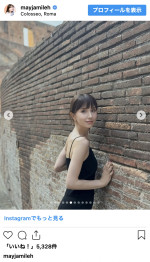 May J.旅行で滞在したイタリアでの記念ショットを多数披露　※「May J.」インスタグラム
