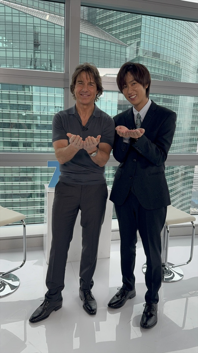 Snow Man・阿部亮平、『ZIP!』でトム・クルーズにインタビュー