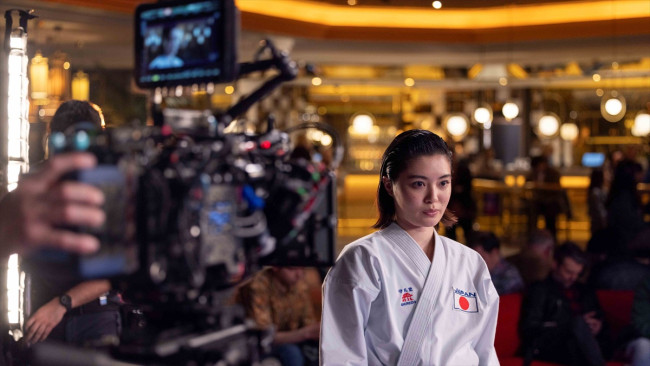 映画『KARATEKA』に出演する吉田美月喜