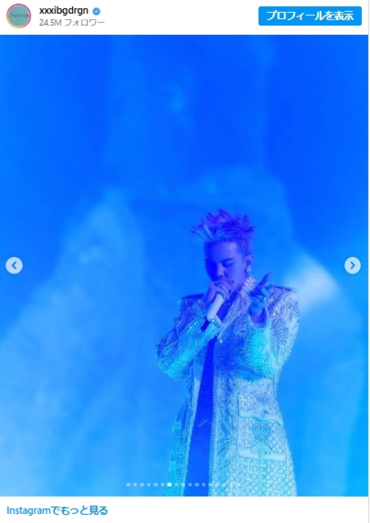 京セラドーム大阪公演のオフショットを披露したG-DRAGON＿20250529