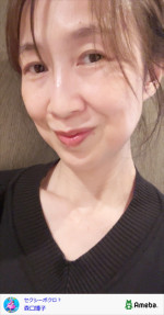 森口博子、すっぴん姿　※「森口博子」オフィシャルブログ